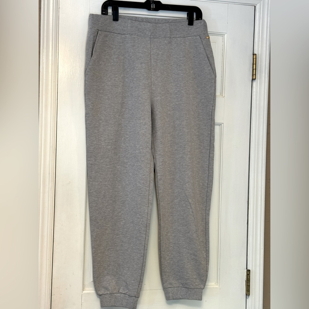 Escada Gray Joggers with Elastic Waistband and‎ Ribbed Cuffs